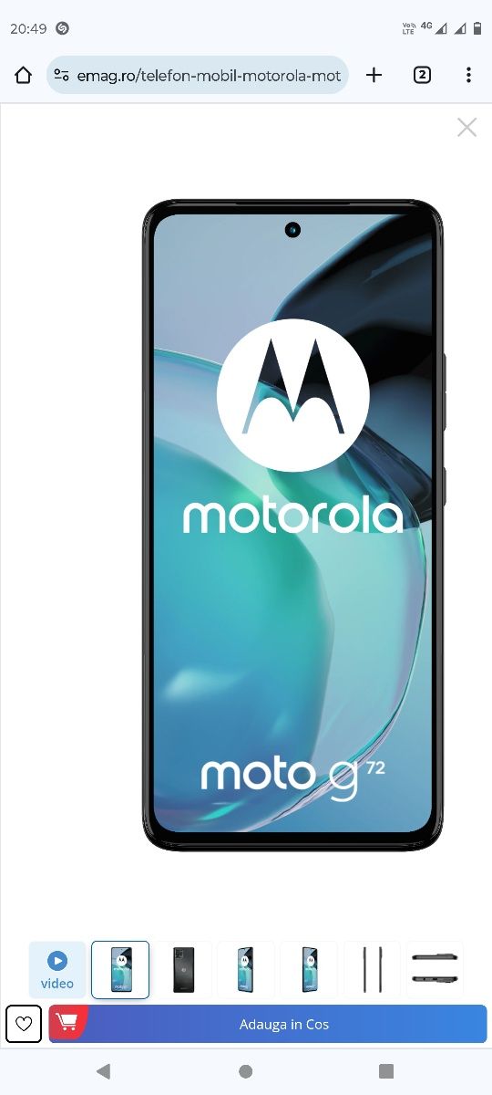 Motorola g72 că nou