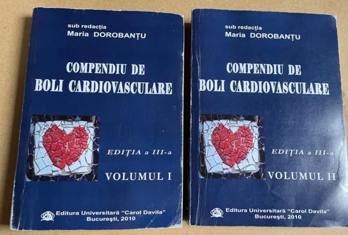 Compendiu de boli cardiovasculare Vol I, II, prof M Dorobantu