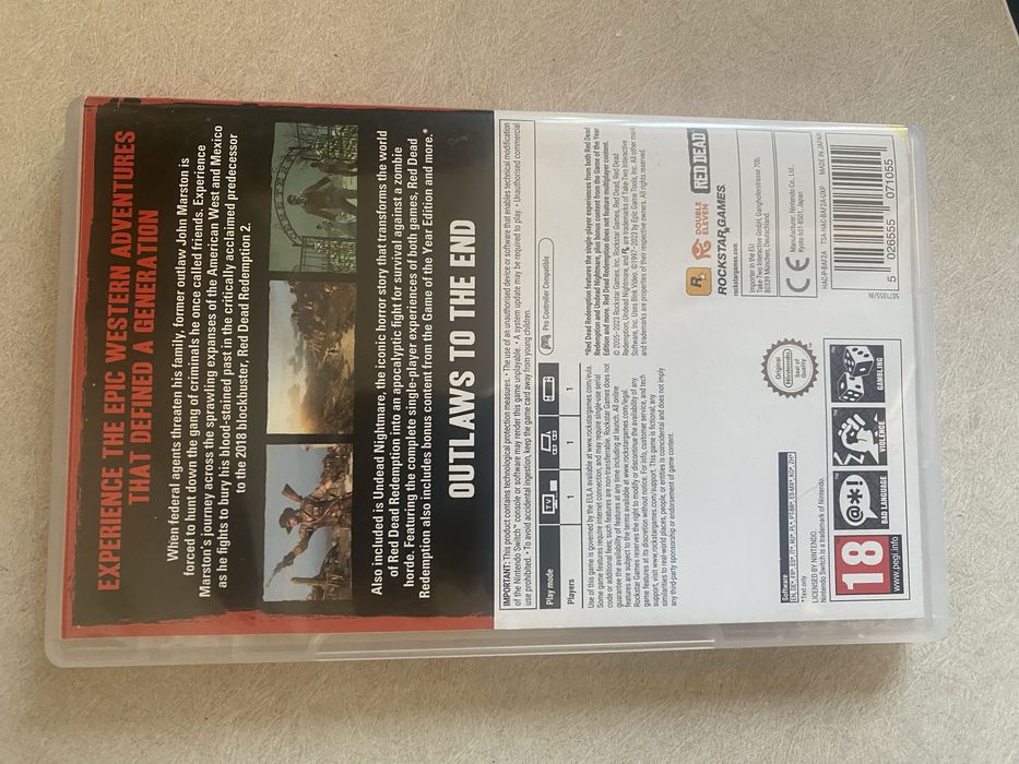 Rdr red dead redemption Nintendo switch игра