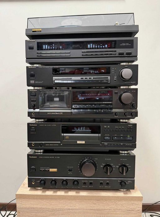 Ретро аудио сет TECHNICS - class AA - Усилвател, Дек, CD, тунер и др.