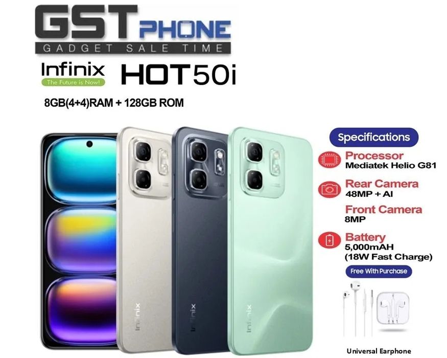 HOT 50I 16/256gb Naqt va Nasiyaga