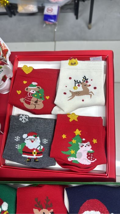 Носки женские новогодная