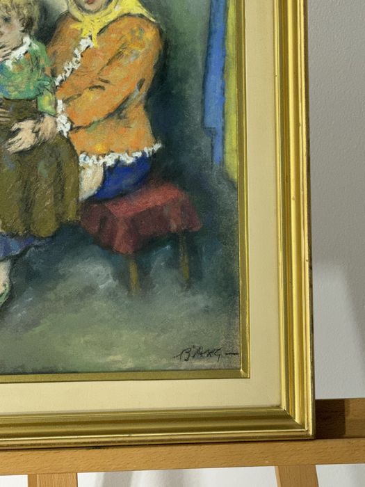 Interior de Familie, Tablou Original Semnat Ion Bărbulescu (B'Arg)