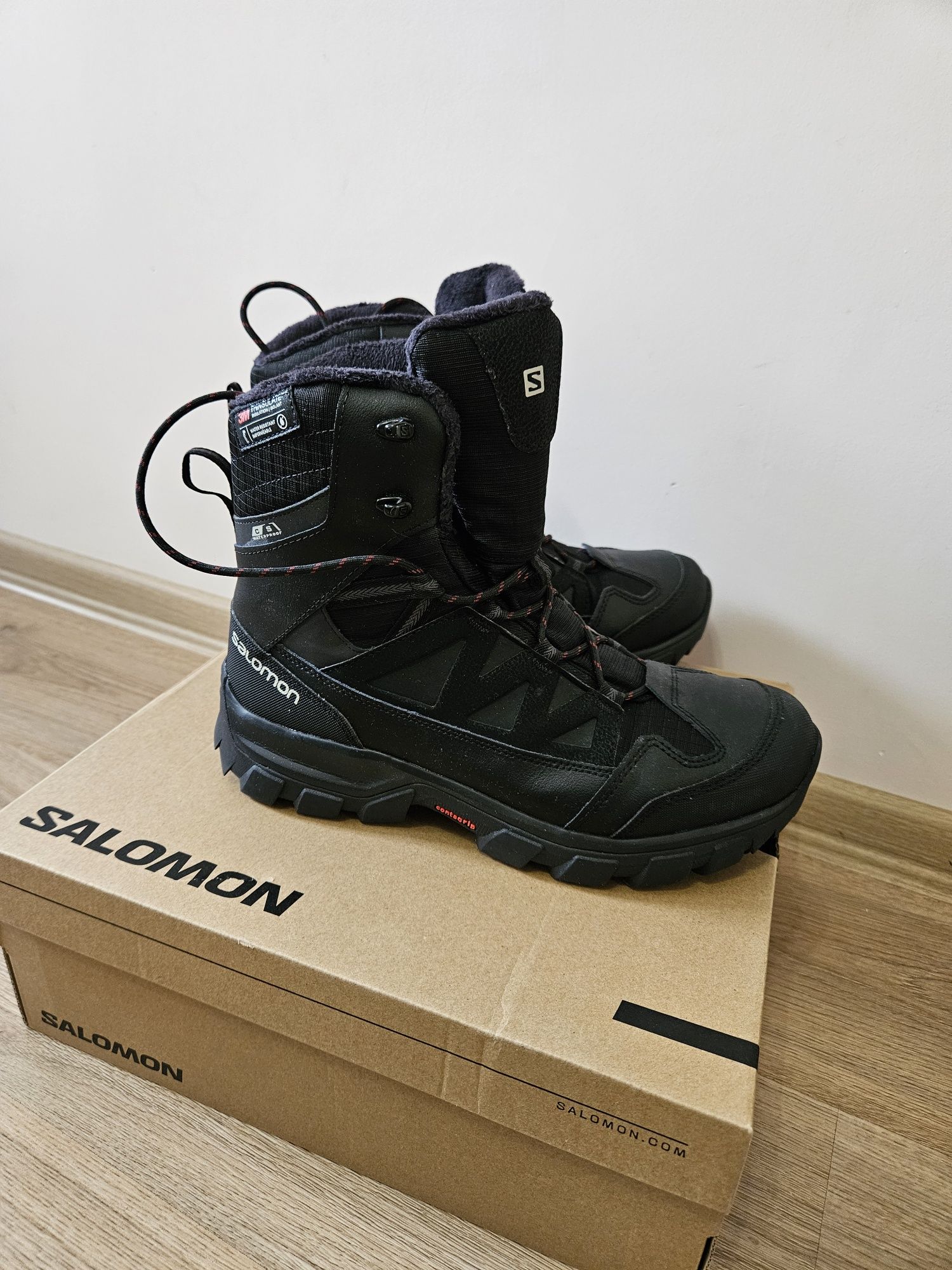 Обувки Salomon Tundra CHALTEN TS CSWP, 42 номер, като нови, черни, то