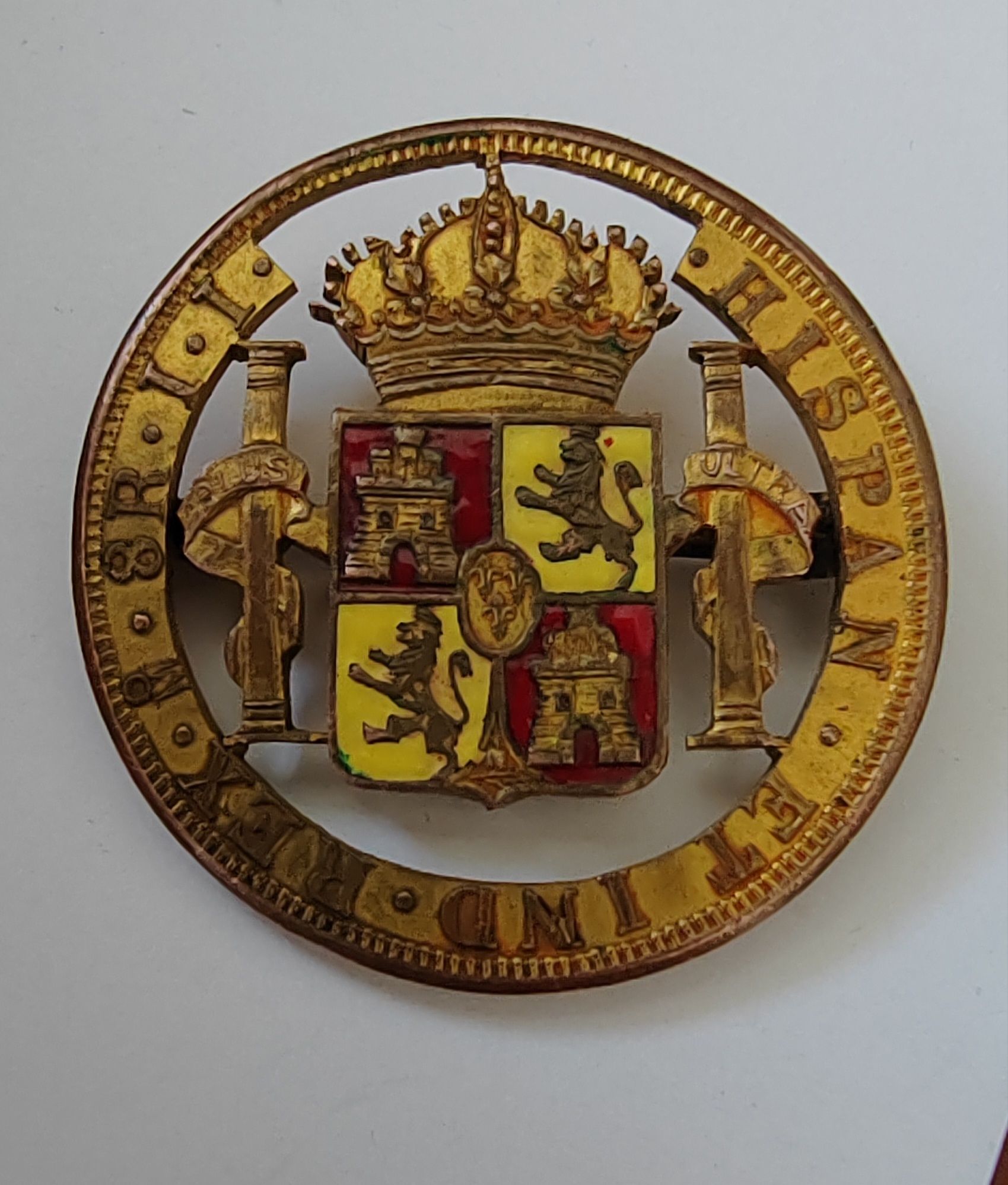 Moneda. Medalia Rey de la Spania.