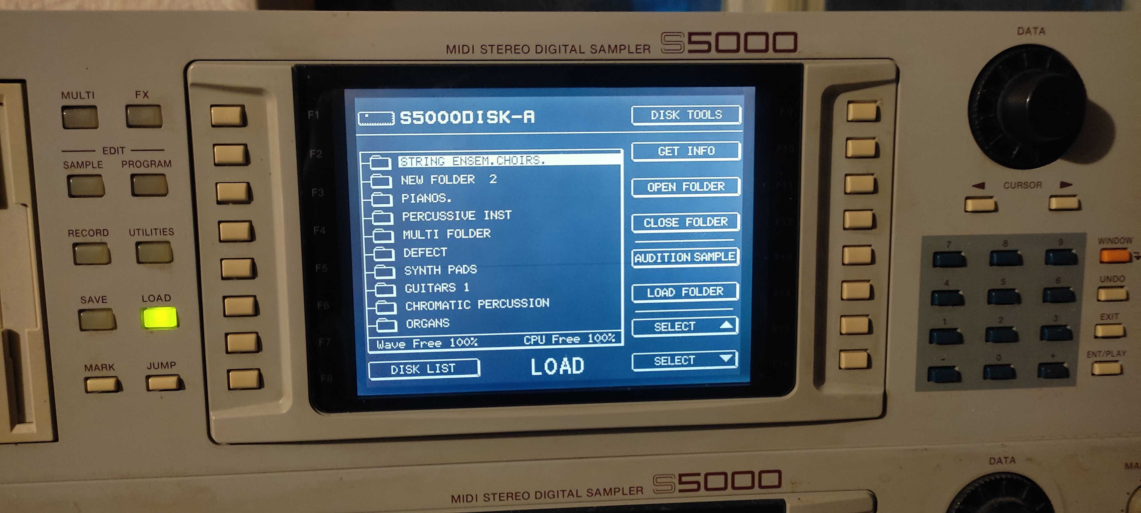 Akai S5000 sampler (самплер)