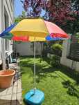Umbrela plaja sau gradina cu suport