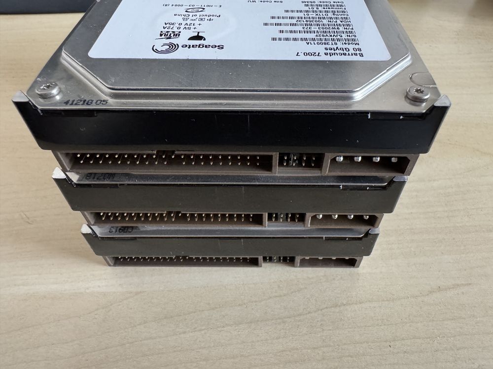 3.5” IDE (Ultra ATA) Seagate Barracuda 7200.7 хард диск 80GB 120GB