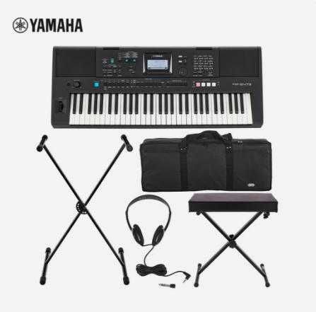 Yamaha PSR E473 De luxe bundle