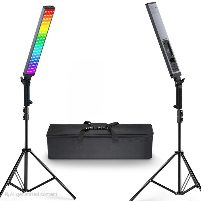 Kit Lumina Studio LED RGB NEEWER foto video