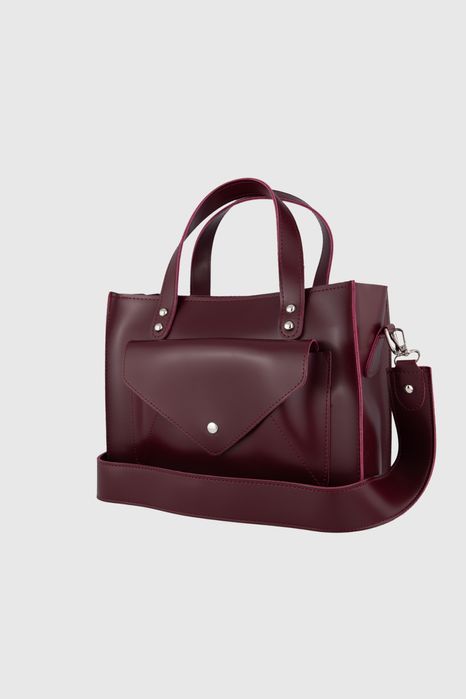 НОВО! ЛИКВИДАЦИЯ! Дамска чанта Eleganza-Бордо