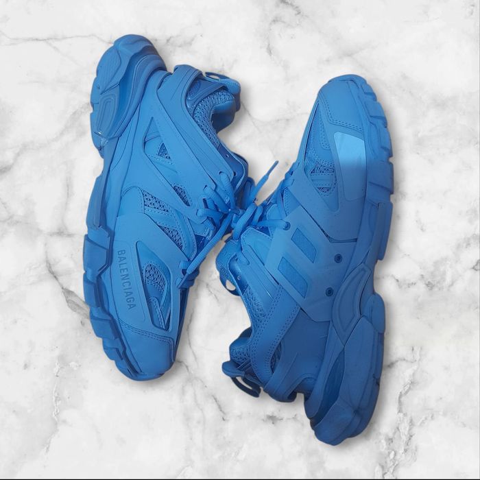 Balenciaga tracks baby blue designer mcqueen