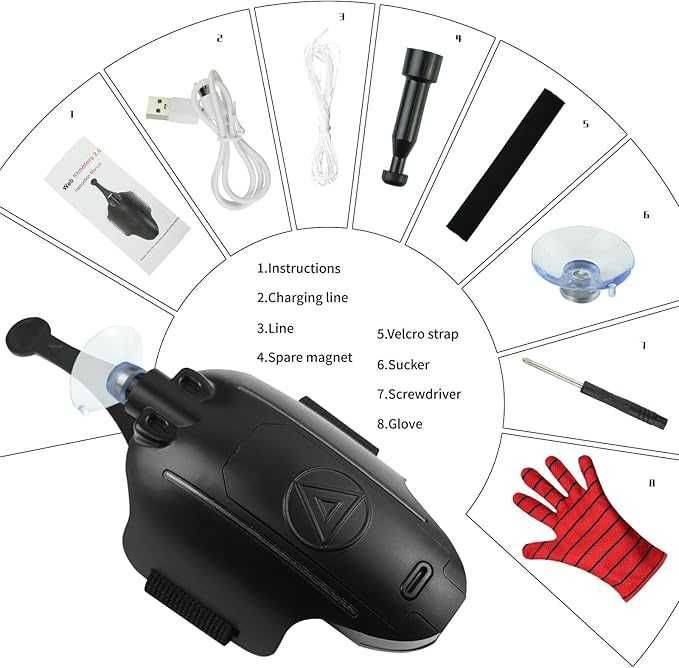 Spider Hero ръкавица изстрелваща паяжина