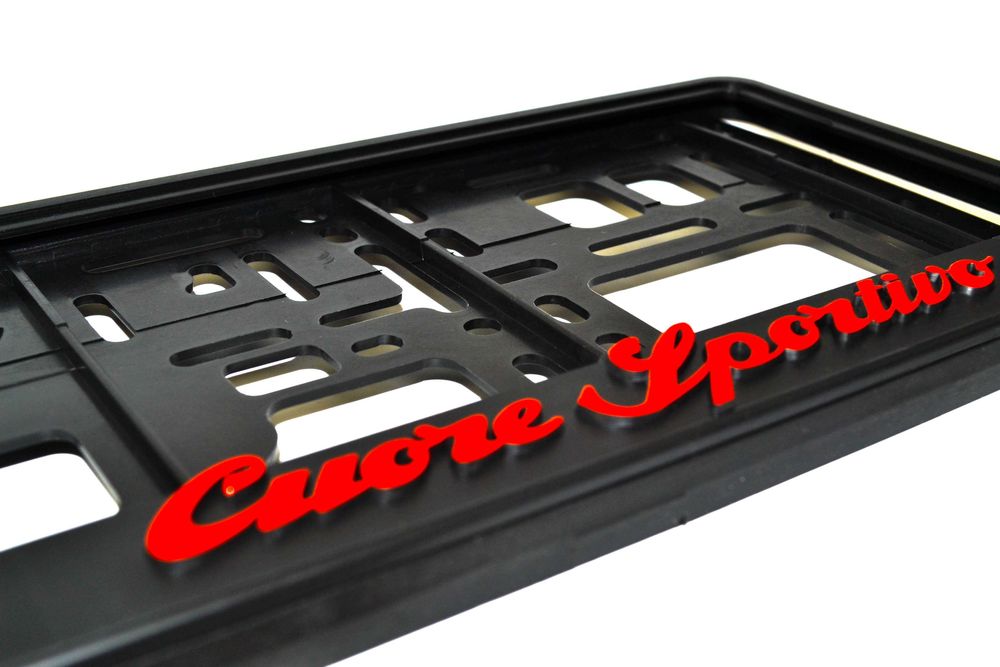 Рамки за регистрационен номер Alfa Romeo Cuore Sportivo