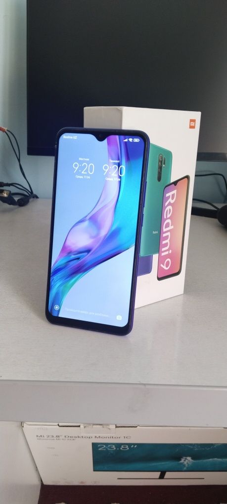 Redmi 9 Sunset Purple 4/64gb Holati Alo ishlashi zoʻr