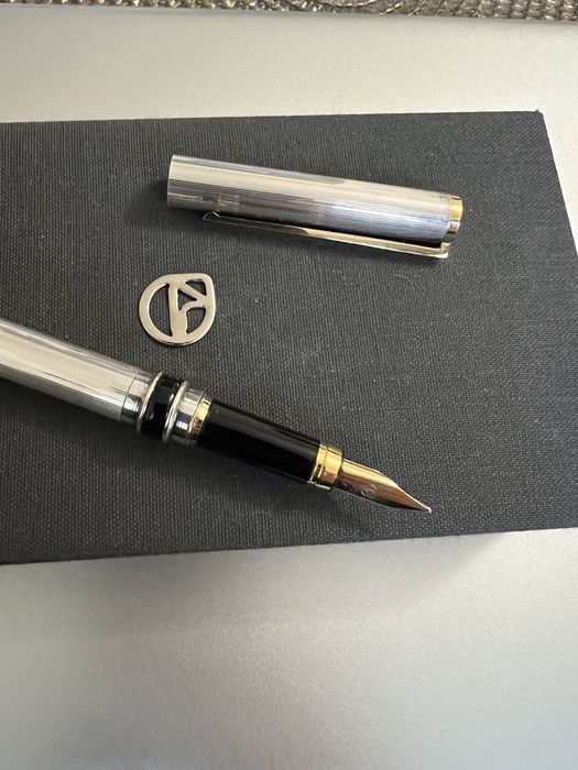 Stilou penita de aur 14k , onix Nazareno Gabrielli