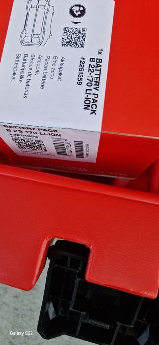 Hilti ferestrau panglica pe acumulator