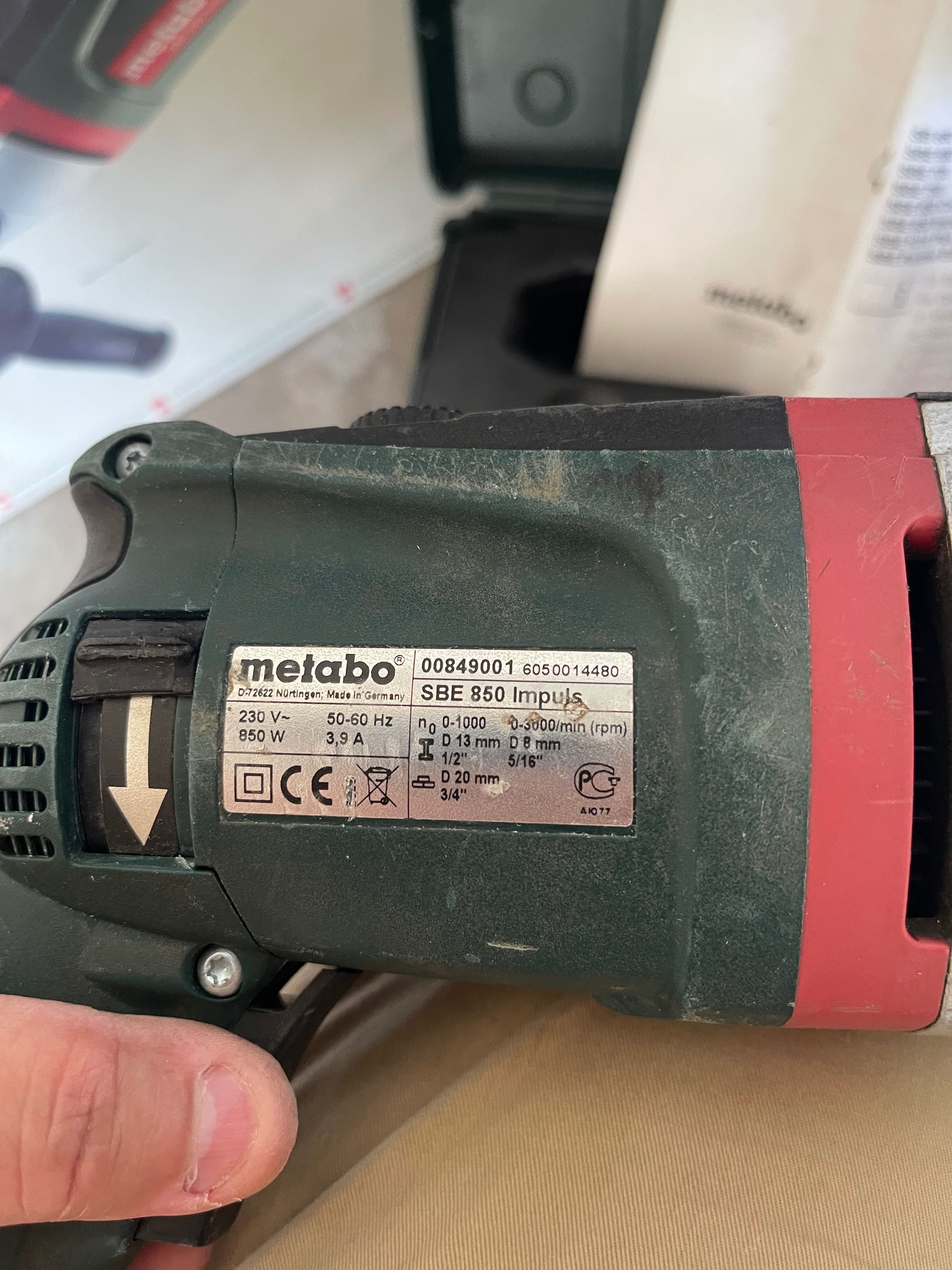Vând bormasina forta / foraje cu reductor
METABO SBE IMPULS 850 Watt!!