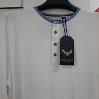 Мъжка памучна блуза с цепка и копчета BRAVE SOUL - M, L, XL и XXL.