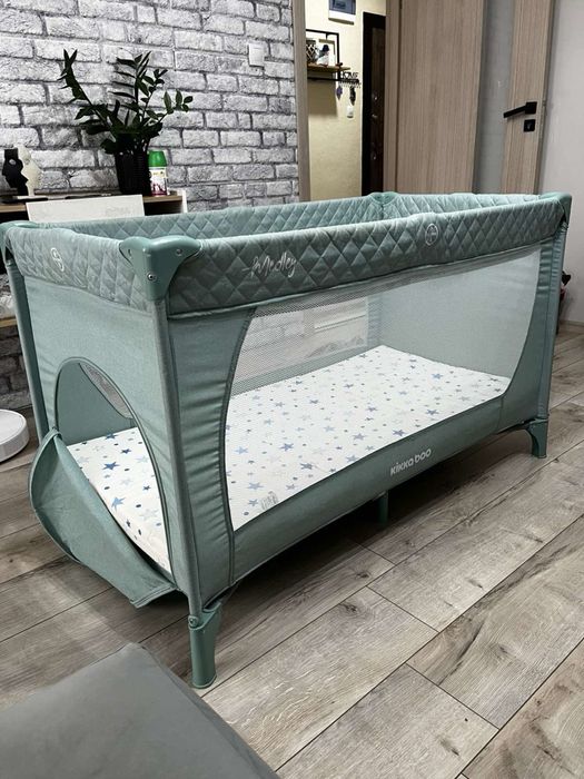 Сгъваема кошара на две нива+матрак