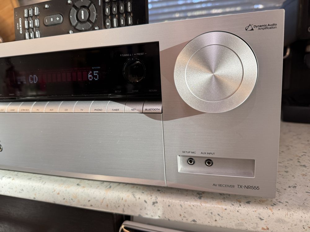 Onkyo TX-NR555 Като нов Bluetoot Wi-Fi
