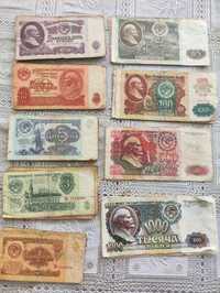 Деньги СССР, монеты и бумажные купюры