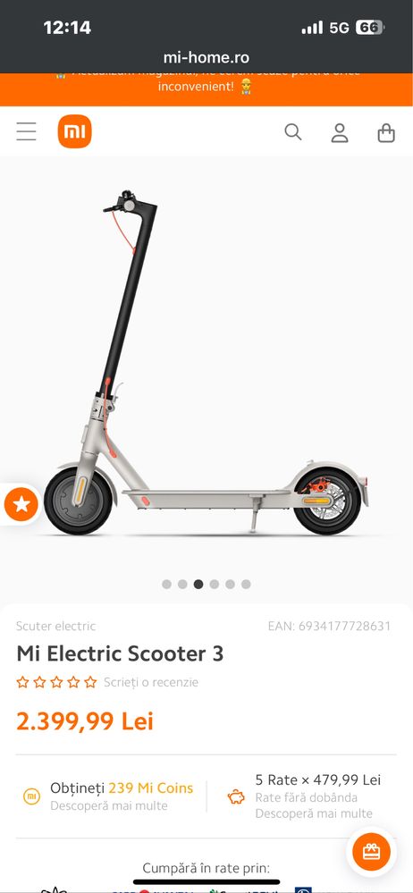 Xiaomi Mi Electric Scooter 3