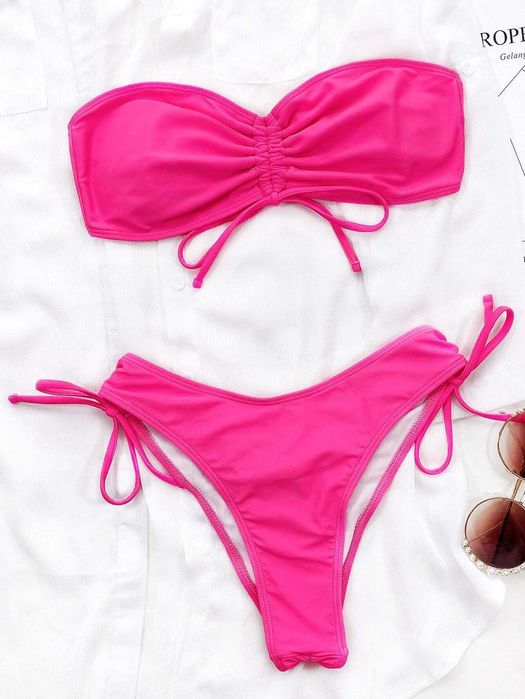 Costum de baie 2 piese, slip brazilian