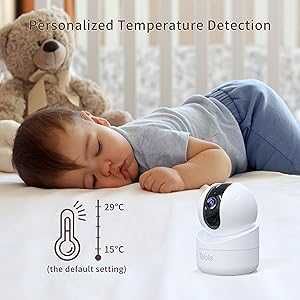 Бебефон с камера Teble – 720p HD, голям дисплей, въртене и зум