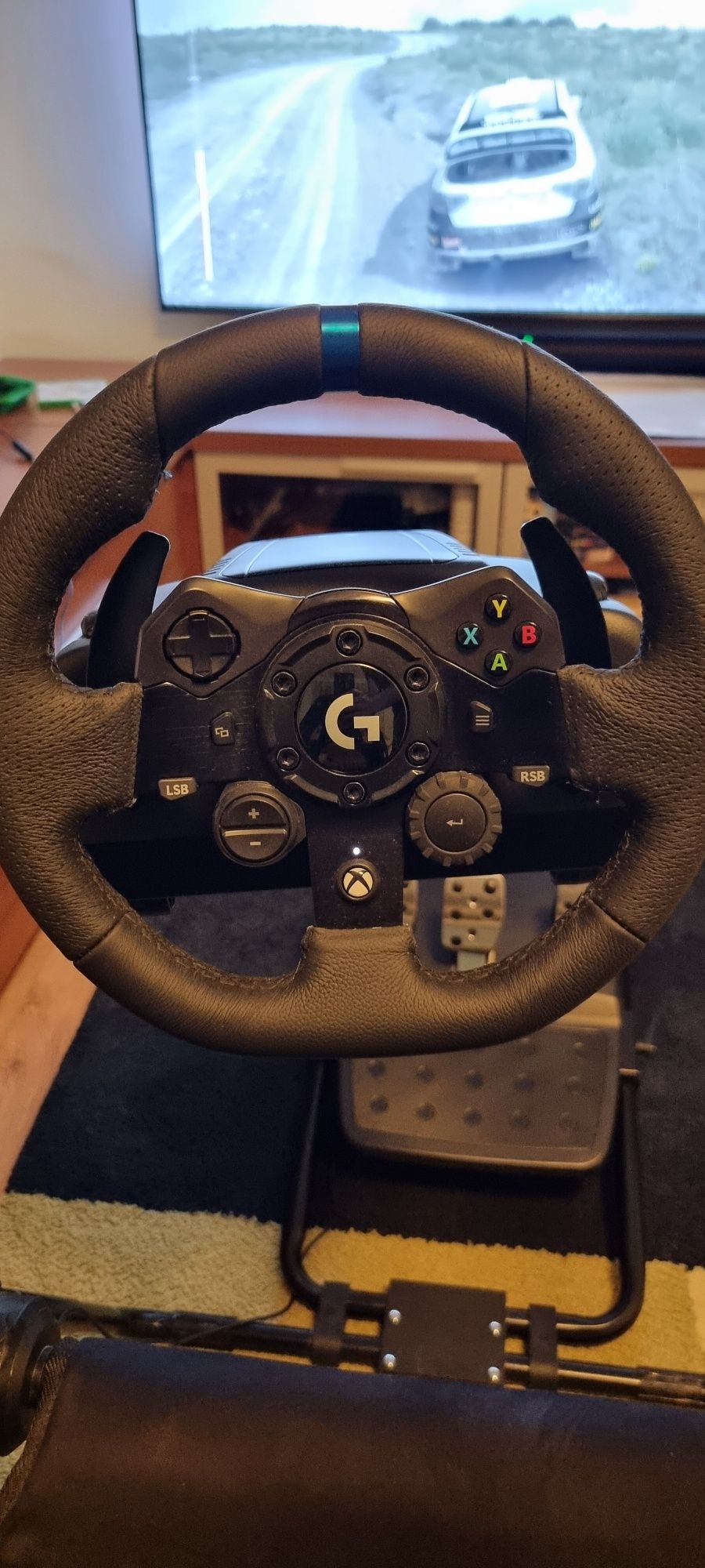 Kit Race Seat GT Linie si Volan Logitech TrueForce G923 Xbox și PC