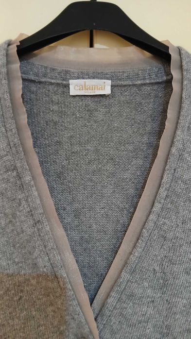 Pulover mas XS, casmir cu lana