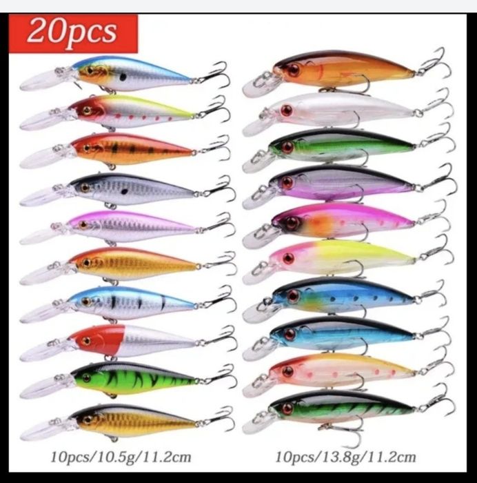 Комплект воблери и блесни