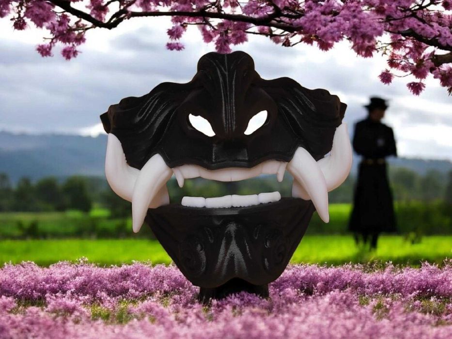 Masca samurai pentru cosplay