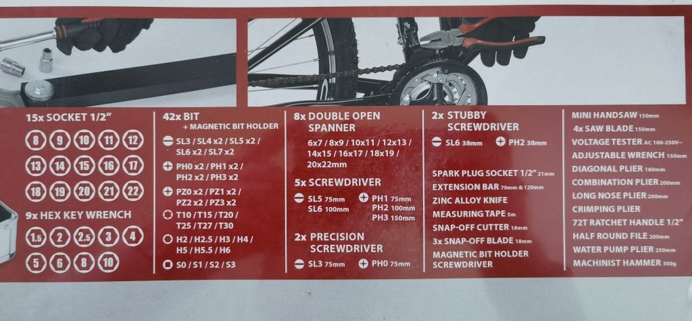 Trusa scule Kreator 109 piese