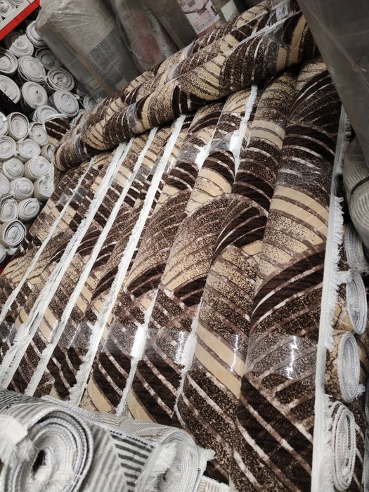 Covoare Cauciucate 200x280 3 maro 1 gri