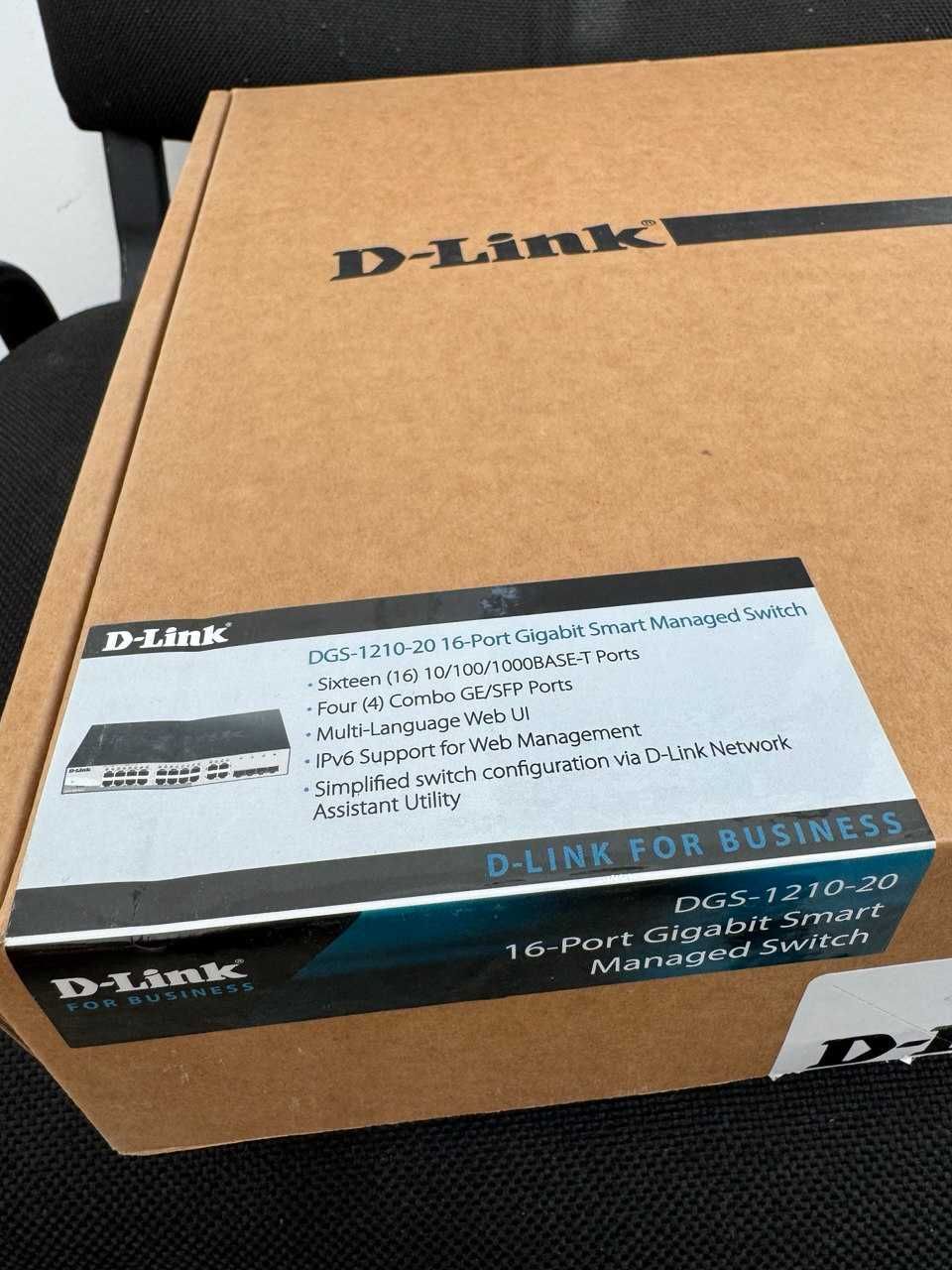 Коммутатор 20-портовый D-Link