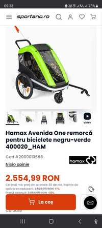 remorca pentru bicicleta hamax Avenida One