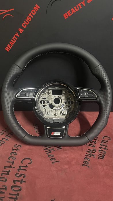 Volan custom audi  A1 A3 A4 A5 A6 A7 A8 Q3 Q5 Q7 padele/fara