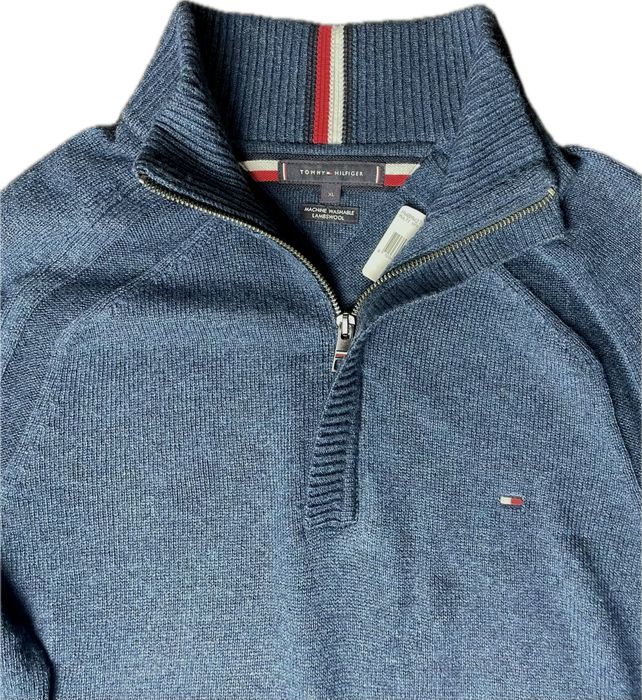 Tommy Hilfiger - Мъжки пуловер ( Овча Вълна 100%  ) / XL