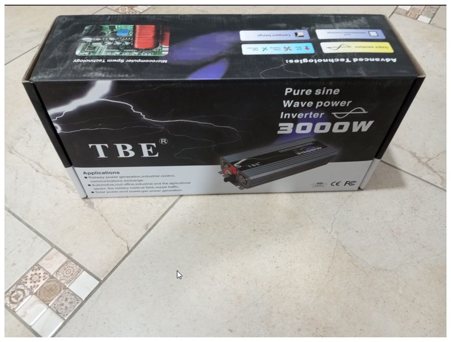 инвертор преобразователь напряжения TBE 3000 12/220 / чистый синус