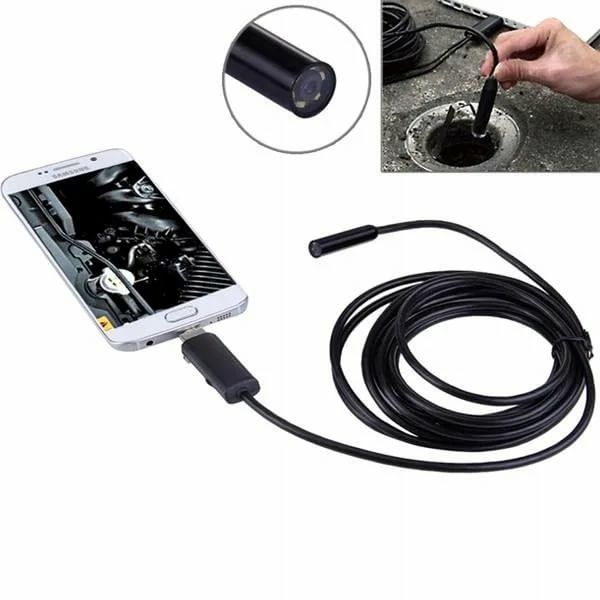 Камера эндоскоп для смартфона, компьютера (USB) с подсветкой