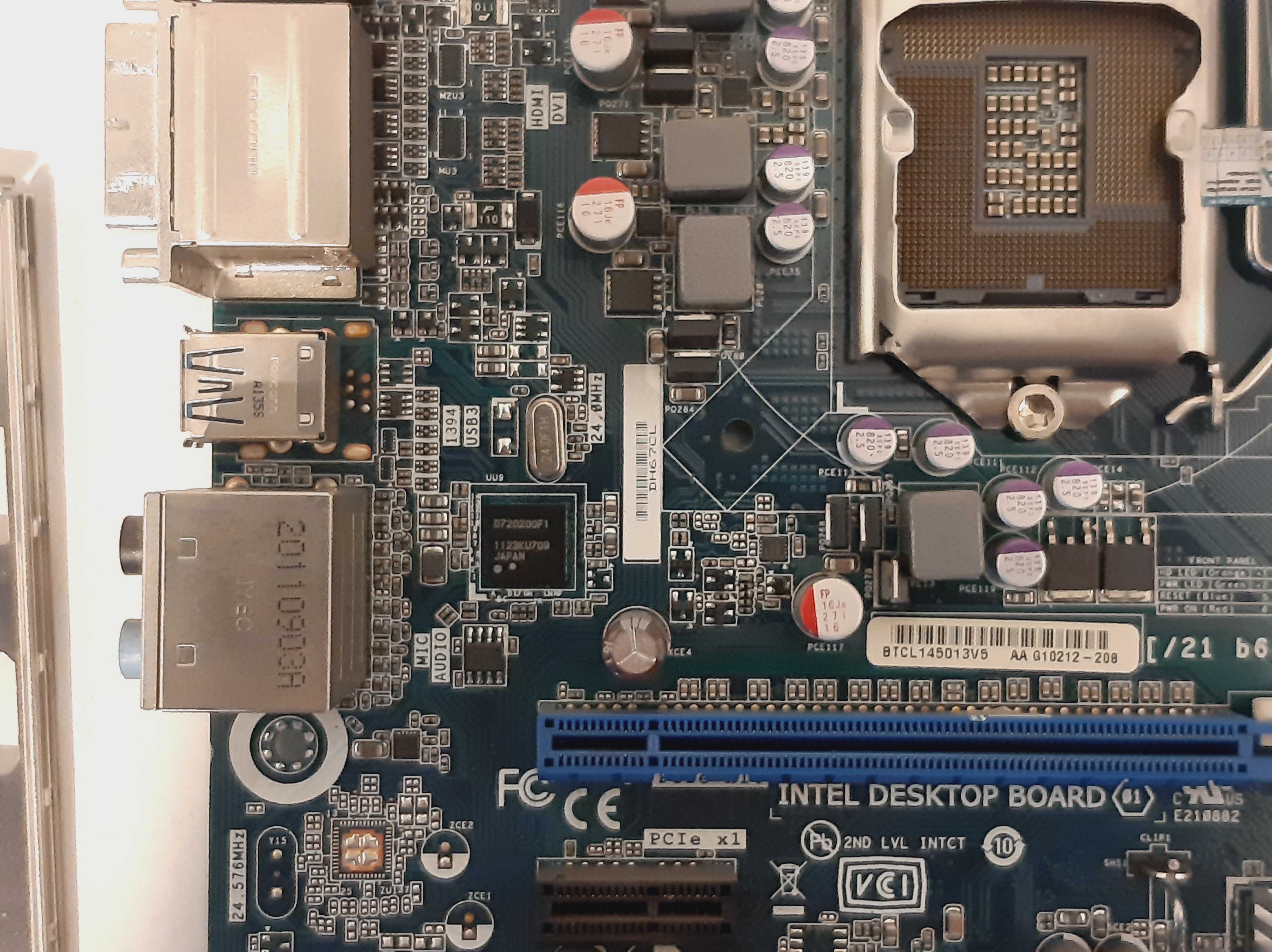 Материнская плата Intel DH67CL сокет: LGA1155