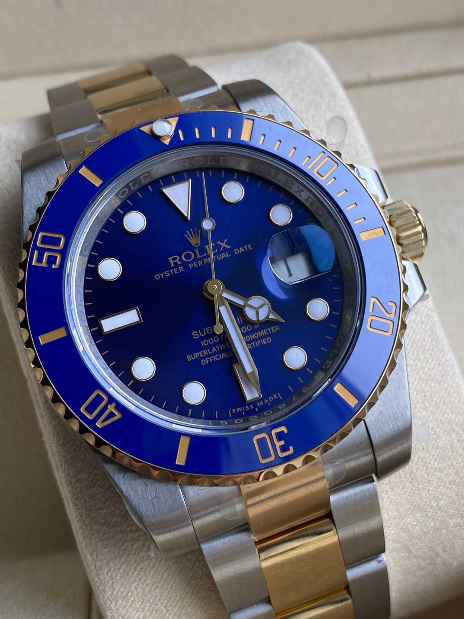 Rolex Bicolor blue new version model 2021