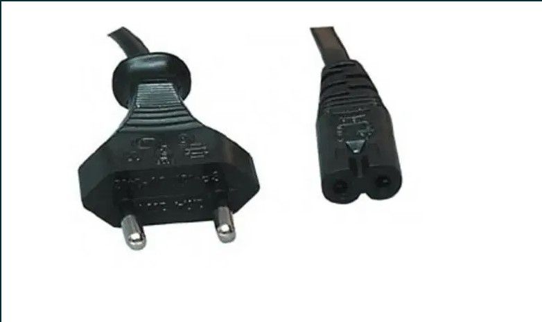 Cablu alimentare incarcator laptop 3 pini / 2 pini - nou