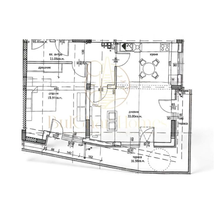Двустаен апартамент - Левски 1