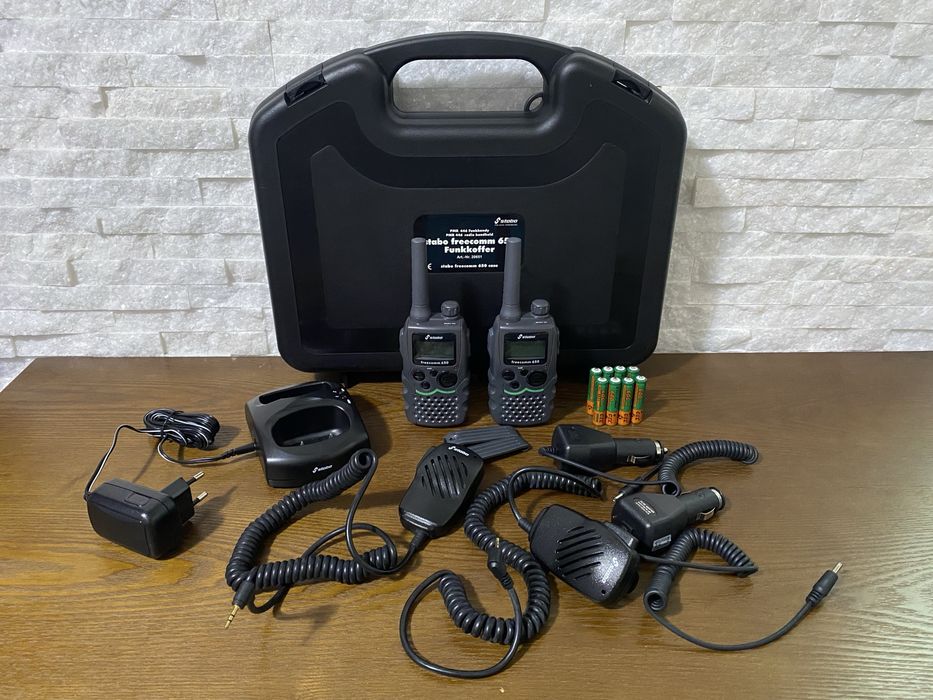 Set Statie Radio Portabila semi-profesionala Stabo Freecomm 650