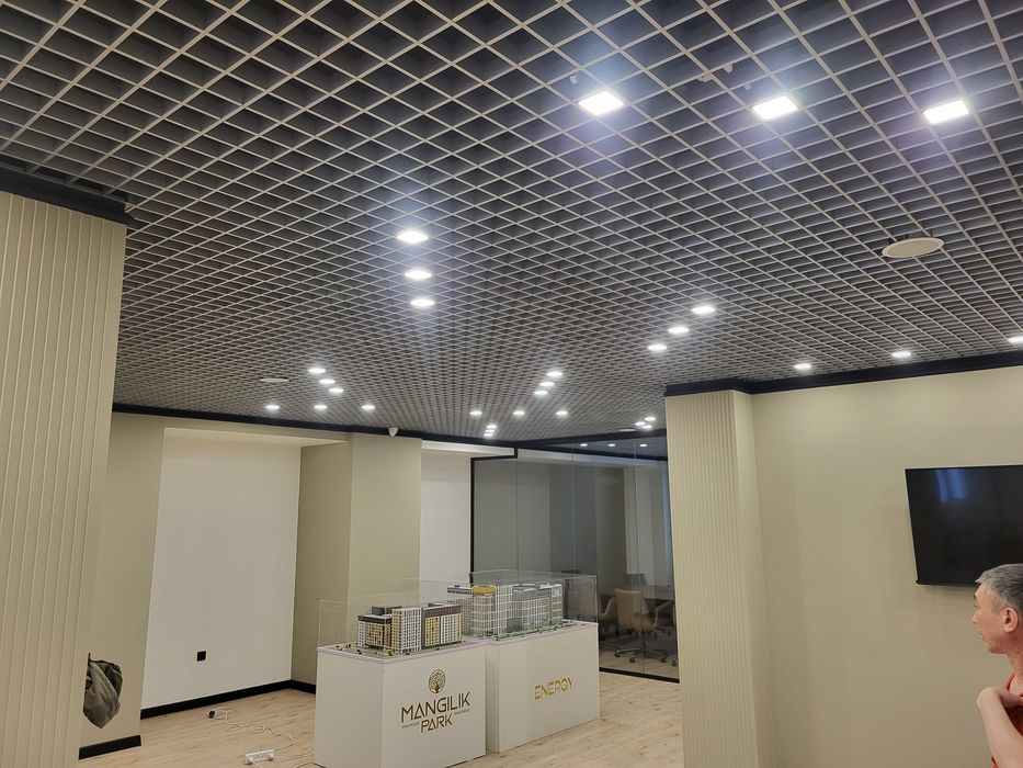 Монтаж Подвесного потолка