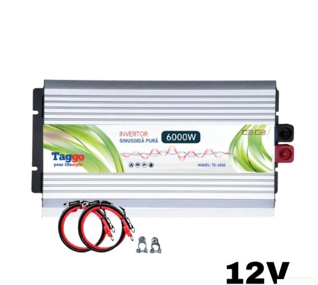 Vând invertor 12v, 6000w în garanție pentru rulote sau cabane