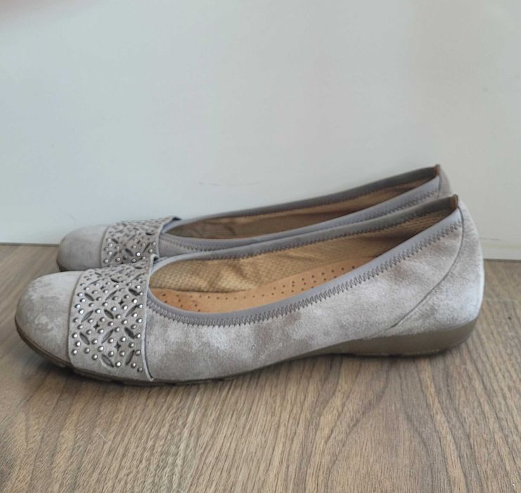 Gabor женски обувки от истински велур 38 р Германия