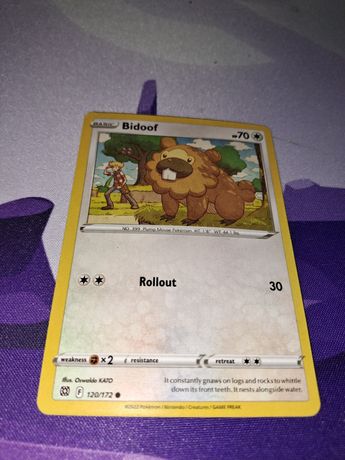 Carte pokemon Bidoof